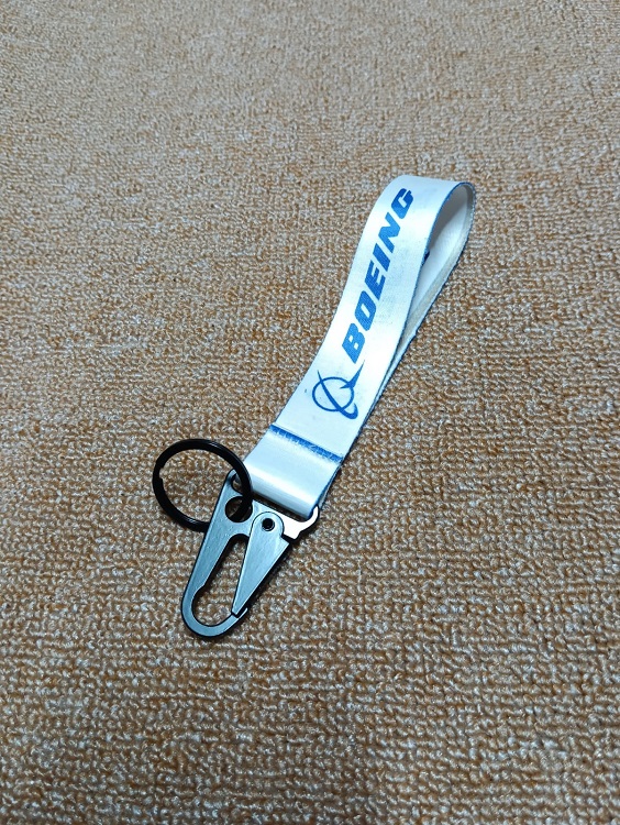 BOEING Unique design Best quality Ribbon keyring for Car / Bike / Office KR024