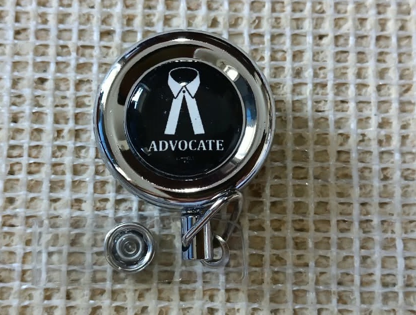 Best quality ADVOCATE ID Card Holder steel metal with One ID card box free YOY022