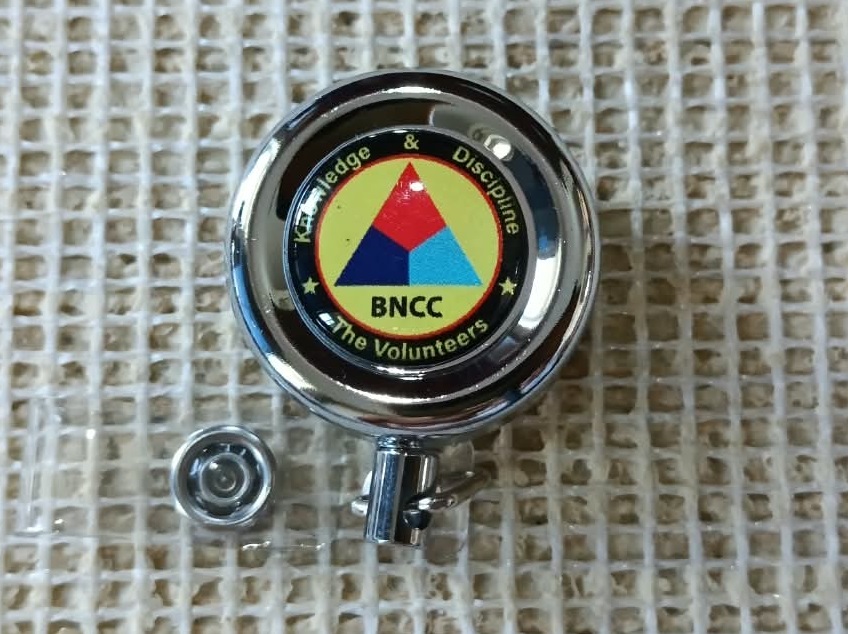 Best quality BNCC ID Card Holder steel metal with One ID card box free YOY019