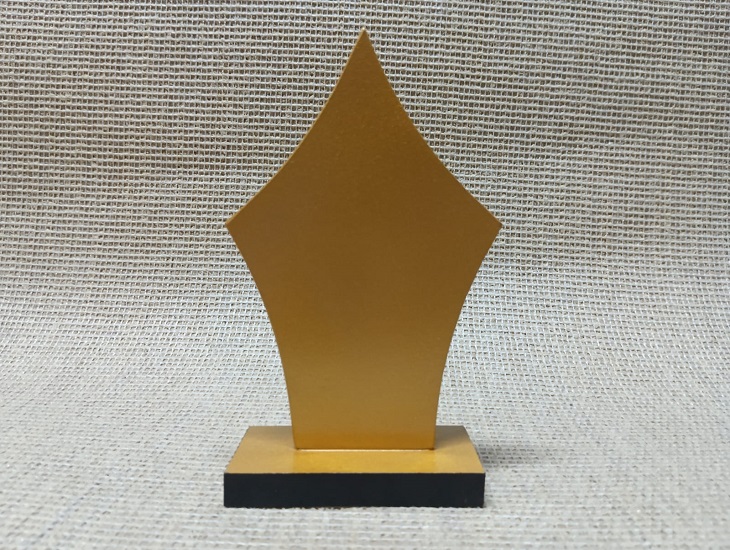 Wooden Crest/Award Trophy with customize print CAW004