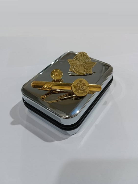 Exclusive Collection Civil Aviation Authority 100% Brass (পিতল) Tie Clip and Coat pin set EBM004
