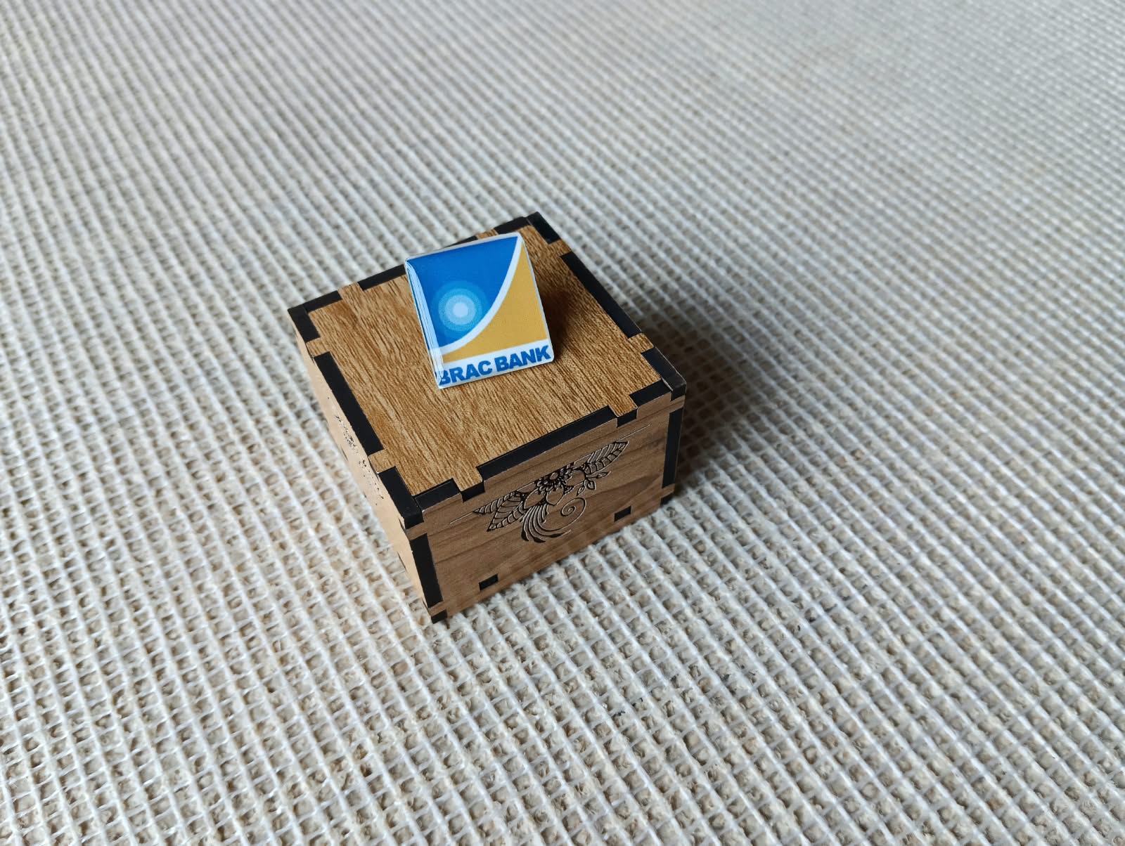 Brac Bank 100% Brass (পিতল) Coat Pin BNK013