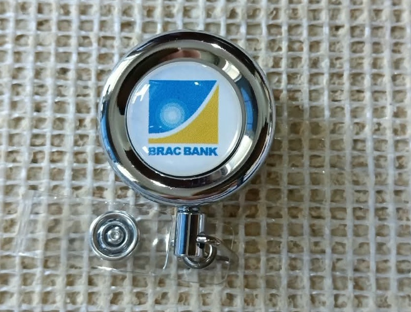 Best quality BRAC Bank ID Card Holder steel metal with One ID card box free YOY051