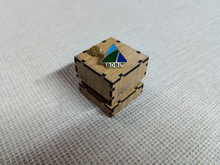 Bangladesh Development Bank LTD 100% Brass (পিতল) Coat Pin BNK004