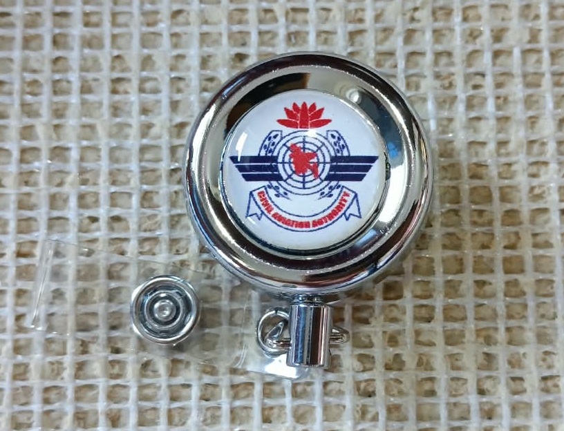 Best quality CIVIL AVIATION AUTHORITY ID Card Holder steel metal with One ID card box free YOY018