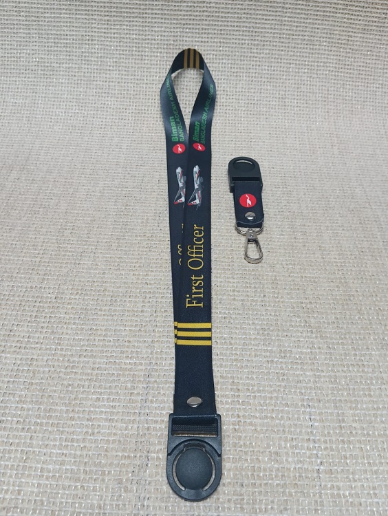 First Officer ID card hanging ribbon FSR001