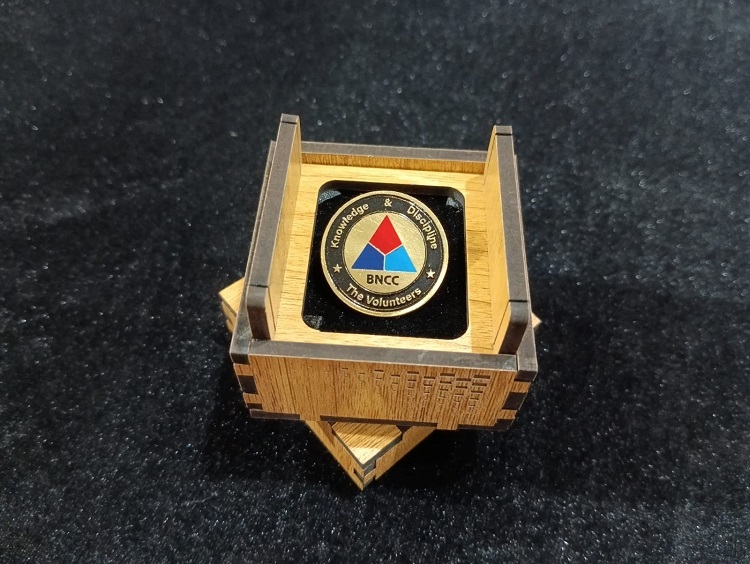 Bangladesh National Cadet Corps (BNCC) 100% Brass (পিতল) Coat Pin CPIN23