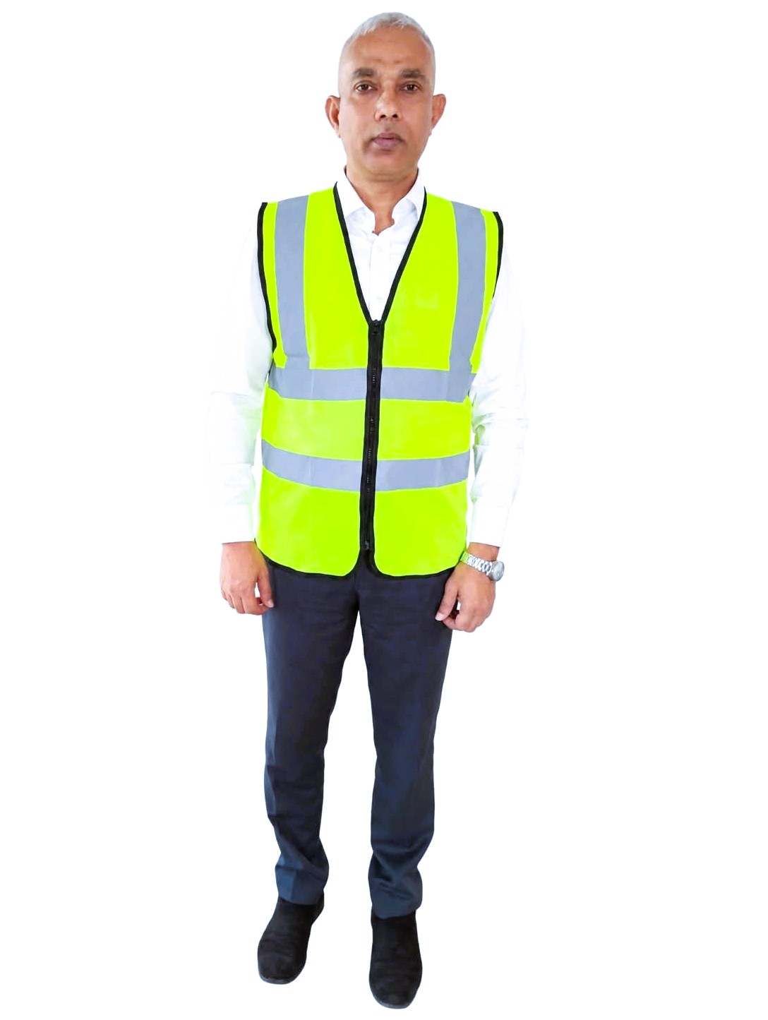 Reflects light 100% Polyester Official Net Apron without pocket APR067