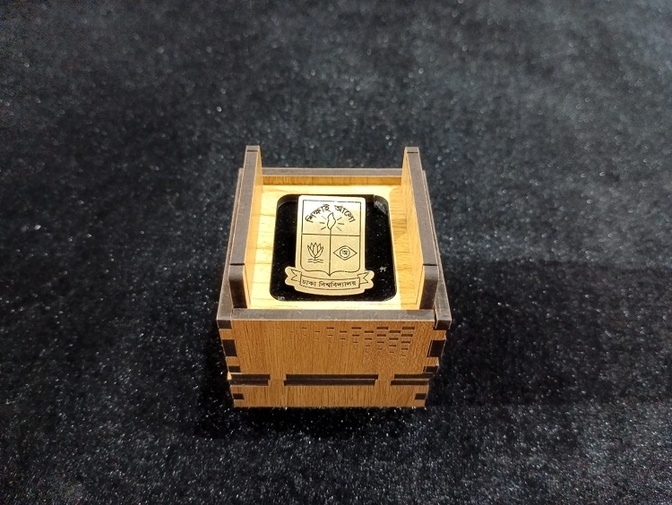 Dhaka University 100% Brass (পিতল) Coat Pin UN05