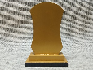 Wooden Crest/Award Trophy with customize print CAW027