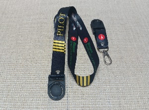 Pilot ID card hanging ribbon FSR003