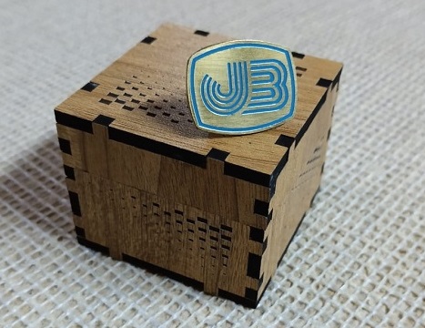 Janata Bank 100% Brass (পিতল) Coat Pin BNK009