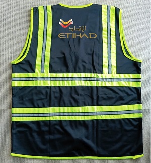 Etihad Airways Exclusive Collection Black Official Apron Polyester Four Pockets VEST021