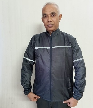 Water Resistant Safety Clothing high Visibility Reflective Men's Cycling / Motor Cycling Jacket, Windbreaker Jacket Protective Safety Workwear WB0027