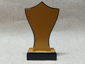 Wooden Crest/Award Trophy with customize print CAW022
