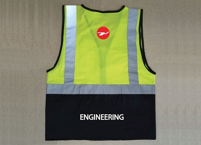 Exclusive Collection Engineering Department Reflects light Official Two chain pockets Apron APR065