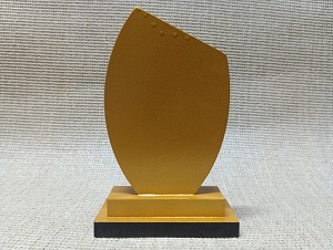 Wooden Crest/Award Trophy with customize print CAW029