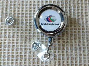 Best quality Dutch-Bangla Bank LTD (DBBL) ID Card Holder steel metal with One ID card box free YOY045