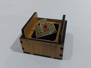 Exclusive Collection Shaheed Minar 100% Brass (পিতল) Coat Pin CPIN006