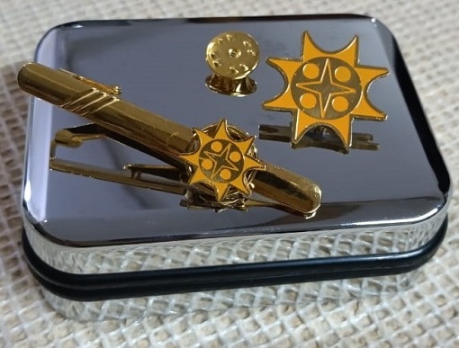 Exclusive Collection Sonali Bank LTD 100% Brass (পিতল) Tie Clip and Coat pin set BK006