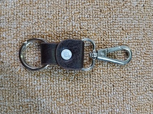 Unique design 100% Genuine Leather keyring KR0015