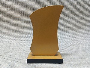 Wooden Crest/Award Trophy with customize print CAW003