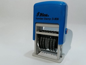Price or Taka mention Seal/Stamp Shiny S-309
