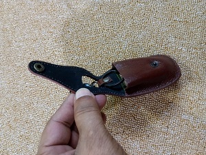 Unique design 100% Genuine Leather keyring KR0014