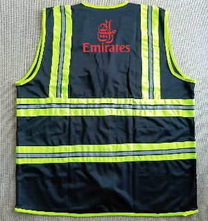 Emirates Airlines Exclusive Collection Black Official Apron Polyester Four Pockets VEST005