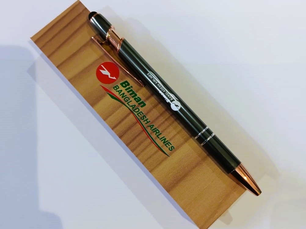 BIMAN High-quality Metal Pen Premium Business Pen Comfort Grip Smooth Writing Ideal for Office Home Use Signature Pen with Stylus Attached BIMANPEN0014