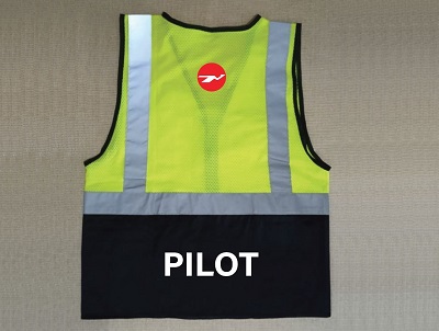 Exclusive Collection Pilot Reflects light Official Two chain pockets Apron APR066