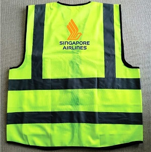 Singapore Airlines Reflects light Polyester Official Apron Four pockets VEST052