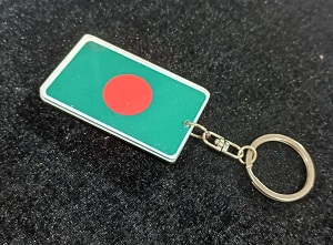 Key Ring Bangladesh Flag for Bikers - Car - Bike - Home - Office KEY017