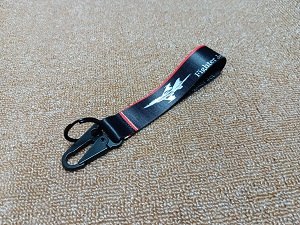 FIGHTER JET Unique design Best quality Ribbon keyring for Car / Bike / Office KR027