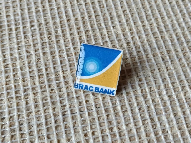Brac Bank 100% Brass (পিতল) Coat Pin BNK013