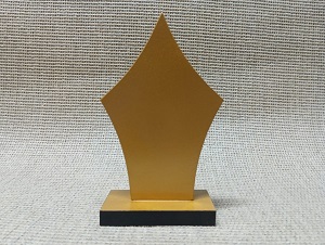 Wooden Crest/Award Trophy with customize print CAW004