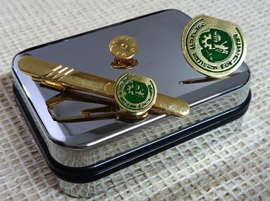 Exclusive Collection Agrani Bank PLC 100% Brass (পিতল) Tie Clip and Coat pin set BK007