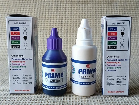 Prime Stamp Ink Quick Dry Multipurpose 28ml PRM001