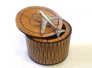 Coat pin in Silver color Best Quality Metal with Box ZT002