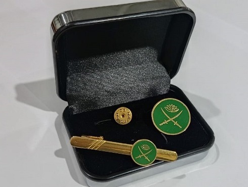 Exclusive Collection Bangladesh Army 100% Brass (পিতল) Tie Clip and Coat pin set EBM011