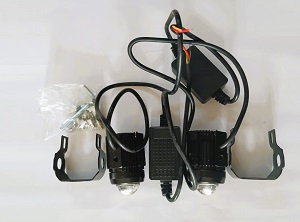 Mini Driving Light Led Hi Low Color White & Yellow FOG012