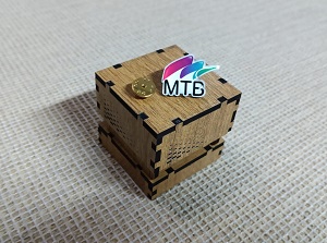 Mutual Trust Bank 100% Brass (পিতল) Coat Pin BNK002