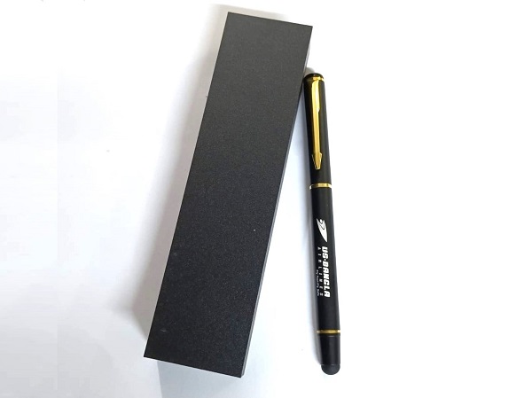 High-quality Metal Pen Premium Business Pen Comfort Grip Smooth Writing Ideal for Office Home Use Signature Pen with Stylus Attached HQPEN001