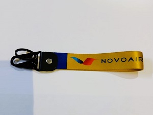 NOVOAIR Unique design Best quality Ribbon keyring for Car / Bike / Office KR0013
