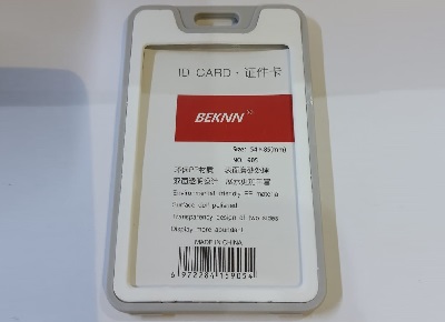 Plastic body BEKNN double Card and double side Display ID card Holder IDNO905