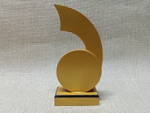 Wooden Crest/Award Trophy with customize print CAW018