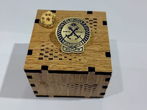 Exclusive Collection Bangladesh Marine Academy 100% Brass (পিতল) Coat Pin CPIN008