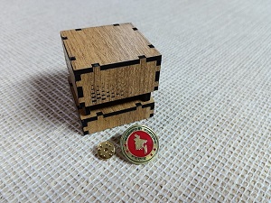 People's Republic of Bangladesh (GOVT) 100% Brass (পিতল) Coat Pin BNK010