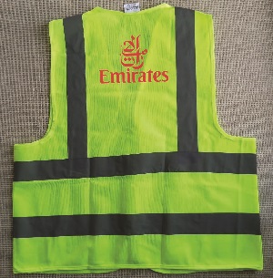 Reflects light Polyester Official Apron without pocket VEST001
