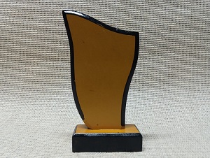 Wooden Crest/Award Trophy with customize print CAW019